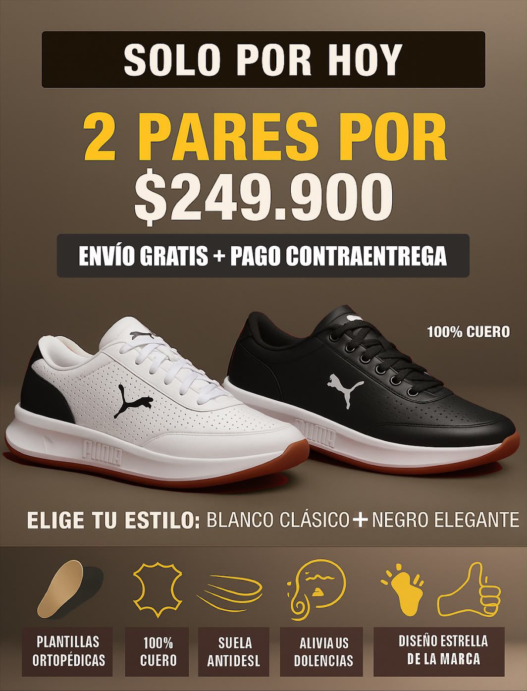 2 pares por 249.900, envio gratis y pago contraentrega
